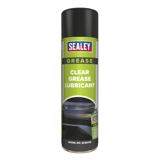 Sealey Clear Grease Lubricant 500ml - Pack of 6