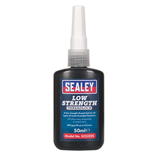 Sealey Low Strength Thread Lock 50ml - Pack of 12