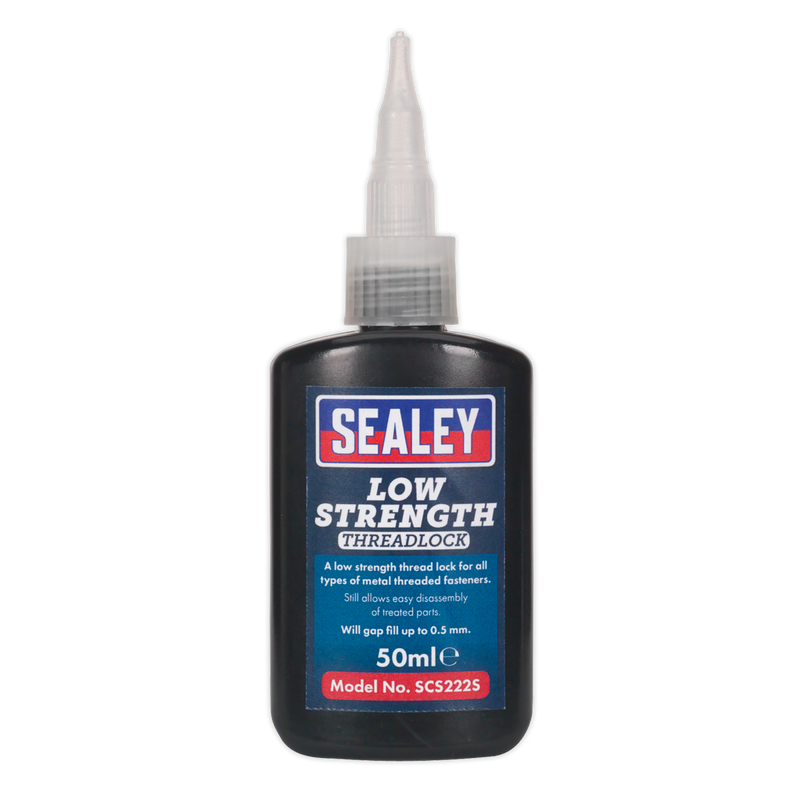 Sealey Low Strength Thread Lock 50ml - Pack of 12