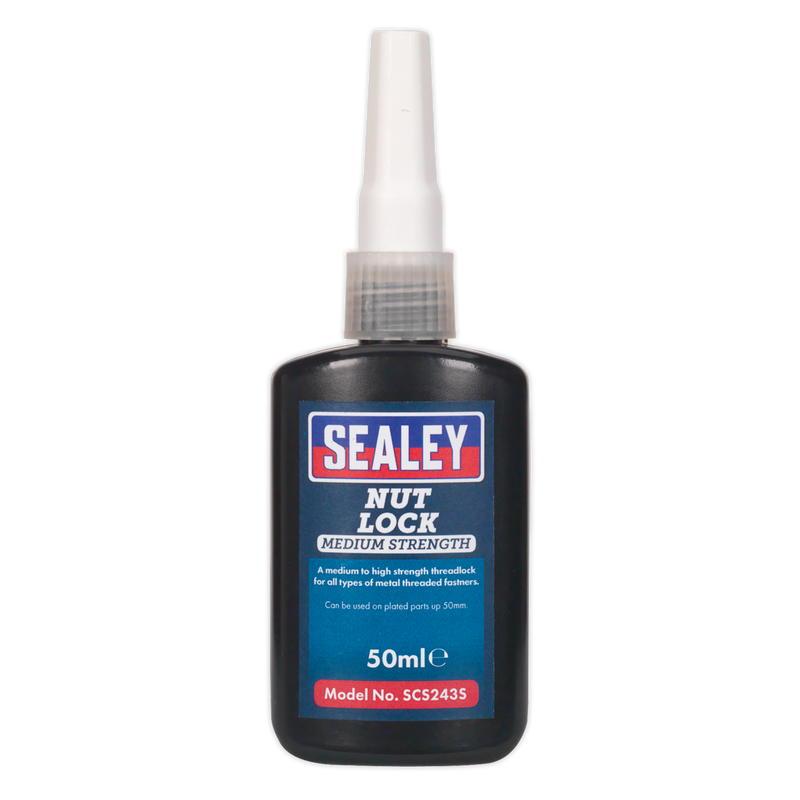 Sealey Medium Strength Nut Lock 50ml SCS243S Adhesive
