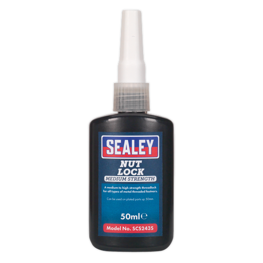 Sealey Medium Strength Nut Lock 50ml SCS243S Adhesive
