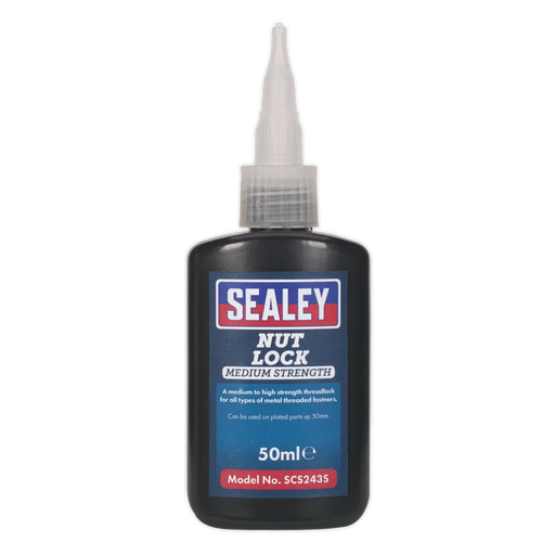 Sealey Medium Strength Nut Lock 50ml SCS243S Adhesive