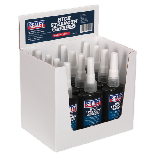 Sealey Stud Lock Adhesive 50ml - 12 Bottles
