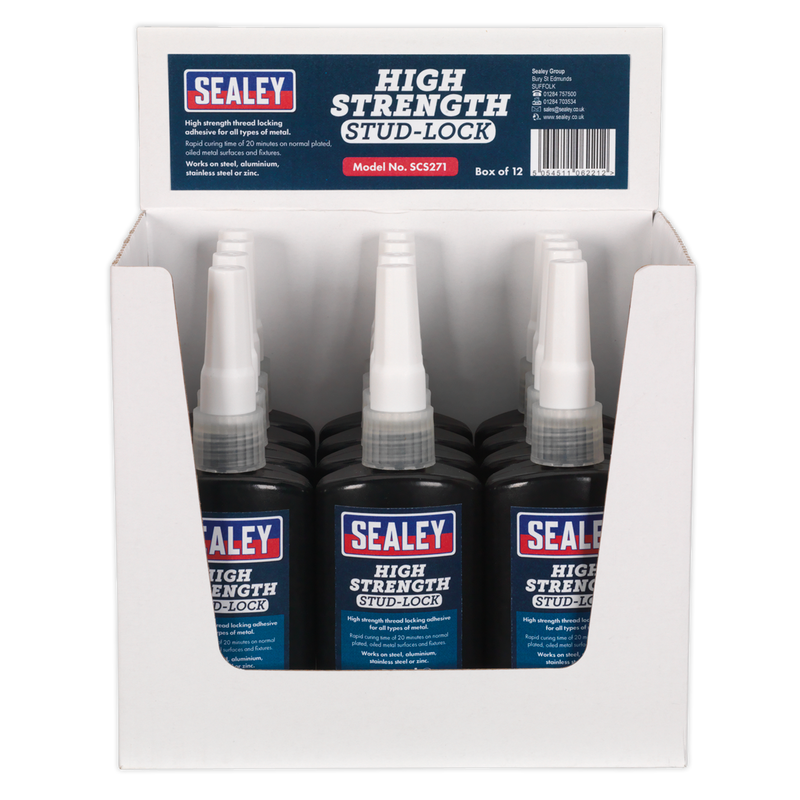 Sealey Stud Lock Adhesive 50ml - 12 Bottles