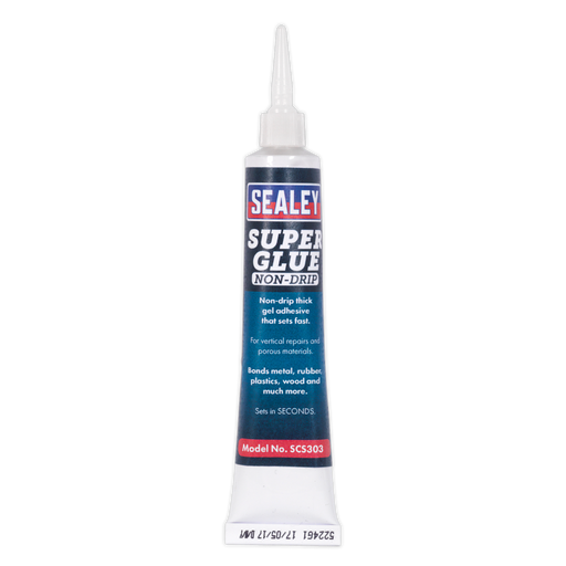 Sealey Non-Drip Gel Super Glue 20g - Pack of 20