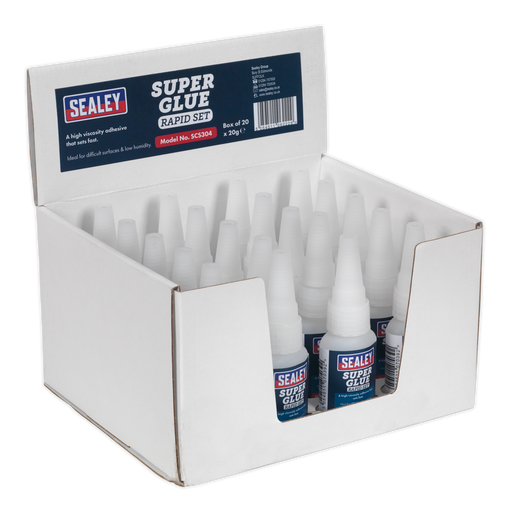 Sealey Rapid Set Super Glue 20g - Pack of 20