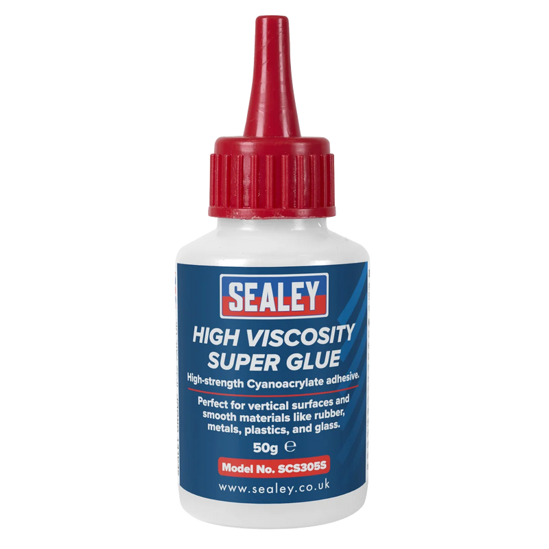 Sealey High Viscosity Super Glue 50g Cyanoacrylate Adhesive