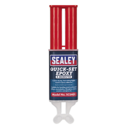 Sealey Quick-Set Epoxy Adhesive 25ml - 5 Minute Cure