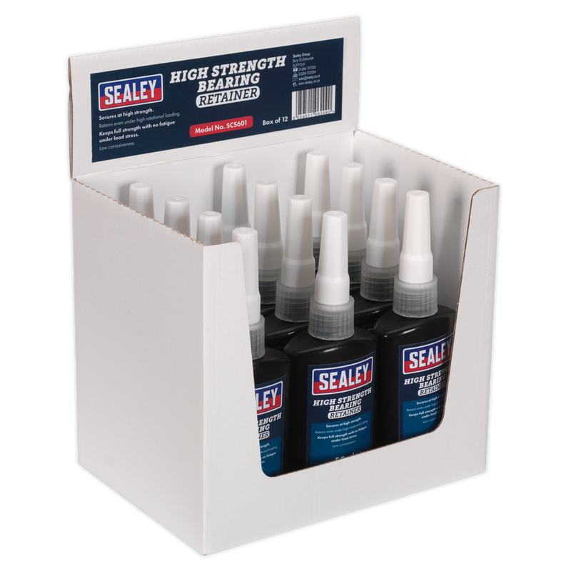 Sealey High Strength Bearing Fit Retainer 50ml - Pack of 12