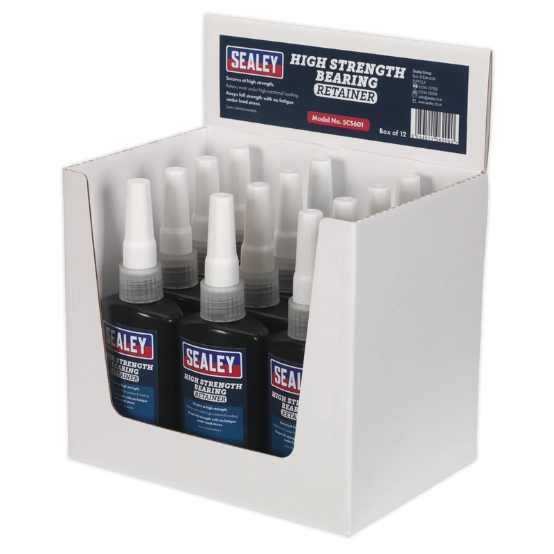 Sealey High Strength Bearing Fit Retainer 50ml - Pack of 12