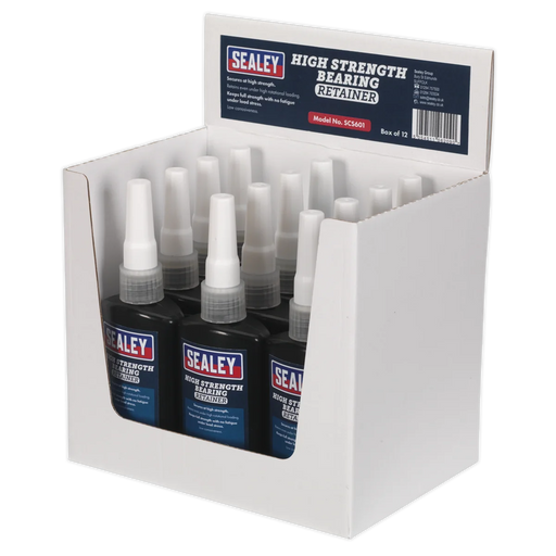 Sealey High Strength Bearing Fit Retainer 50ml - Pack of 12