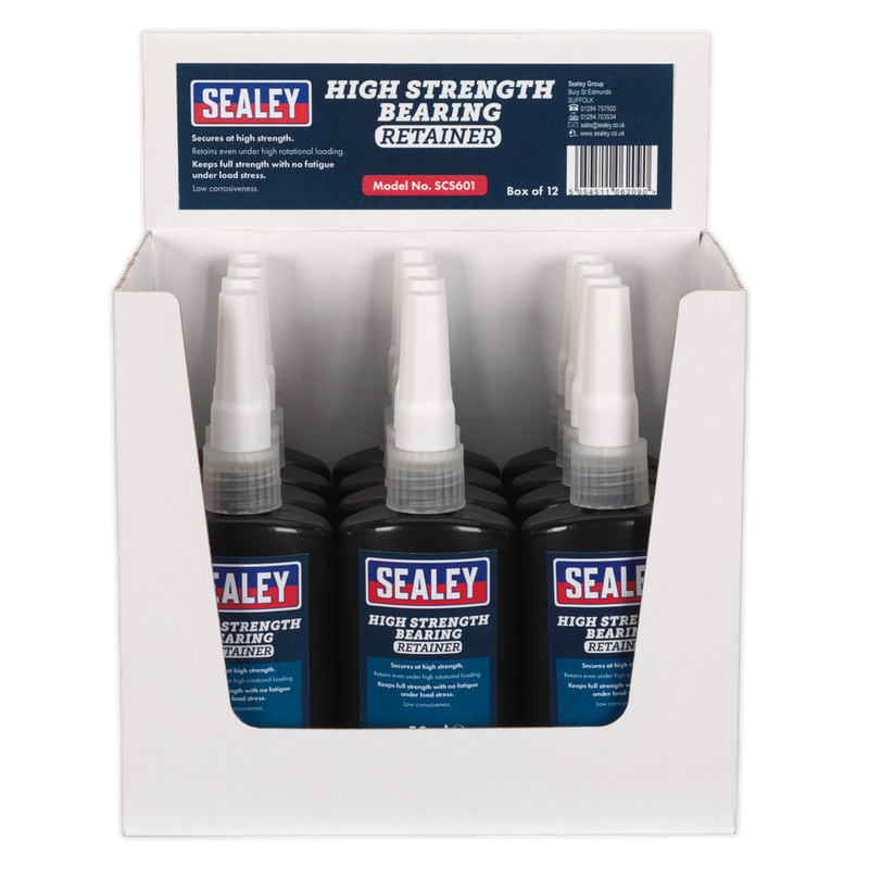 Sealey High Strength Bearing Fit Retainer 50ml - Pack of 12