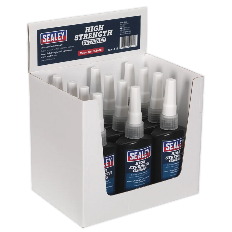 Sealey High Strength Retainer Adhesive 50ml - 12 Bottles