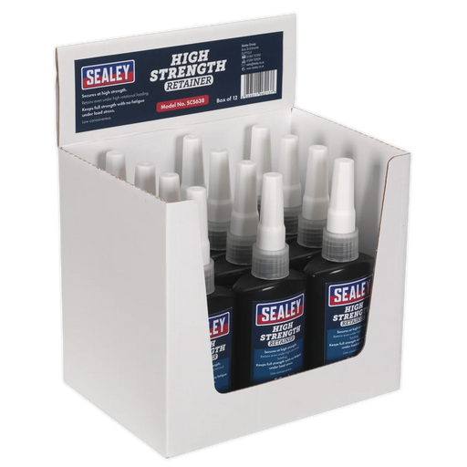 Sealey High Strength Retainer Adhesive 50ml - 12 Bottles