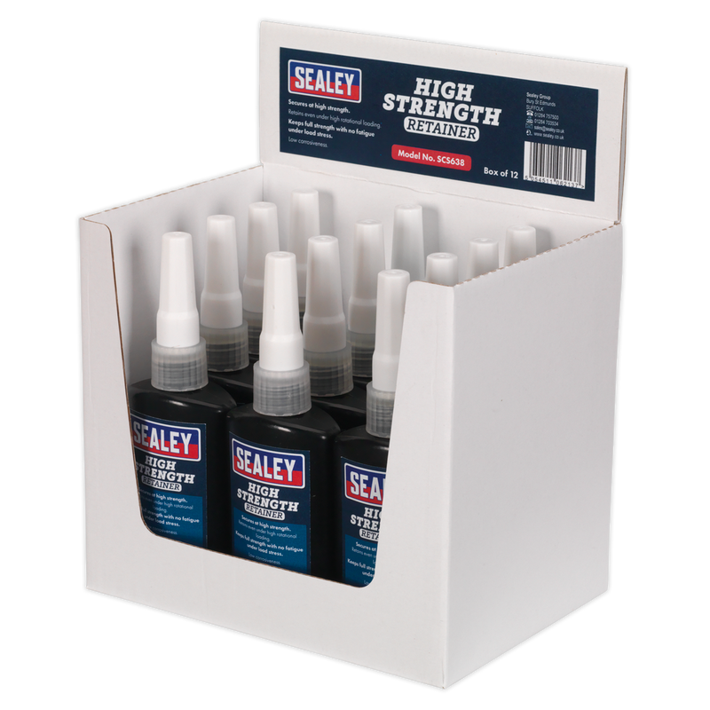 Sealey High Strength Retainer Adhesive 50ml - 12 Bottles