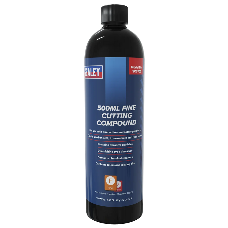Sealey Fine Cutting Compound 500ml SCS700