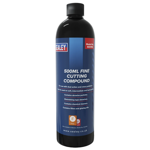 Sealey Fine Cutting Compound 500ml SCS700