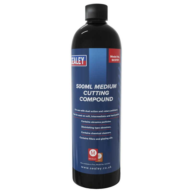 Sealey Medium Cutting Compound 500ml SCS701