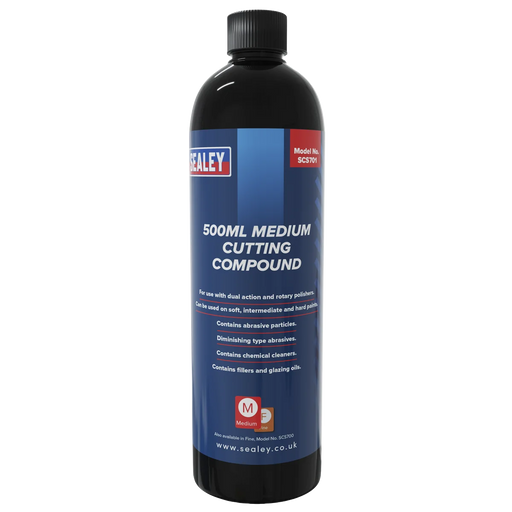 Sealey Medium Cutting Compound 500ml SCS701