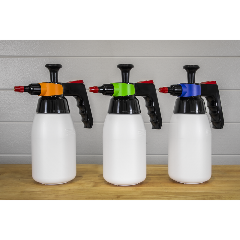 Sealey Pressure Sprayer Colour-Coded Caps 5 Piece Set