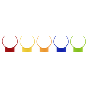 Sealey Pressure Sprayer Colour-Coded Caps 5 Piece Set