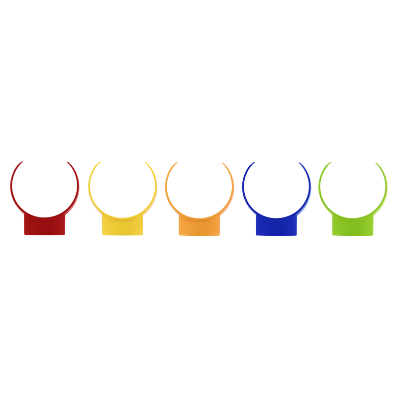 Sealey Pressure Sprayer Colour-Coded Caps 5 Piece Set
