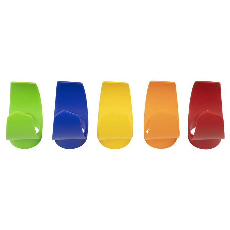 Sealey Pressure Sprayer Colour-Coded Caps 5 Piece Set