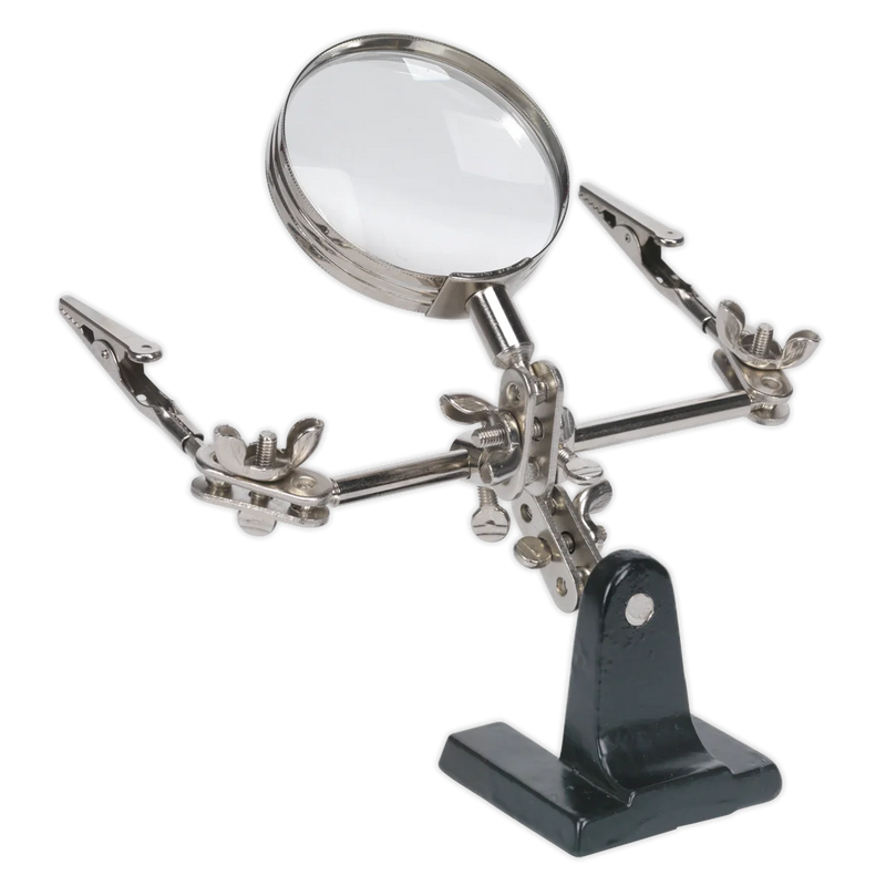 Sealey Mini Robot Soldering Stand SD150 with Magnifier