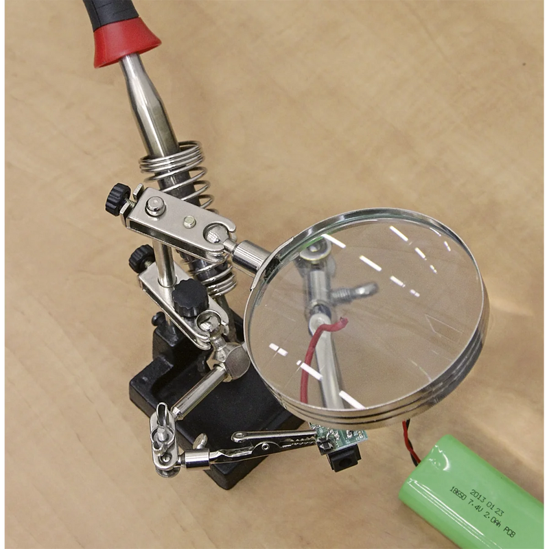Sealey Mini Robot Soldering Stand SD150H with Magnifier