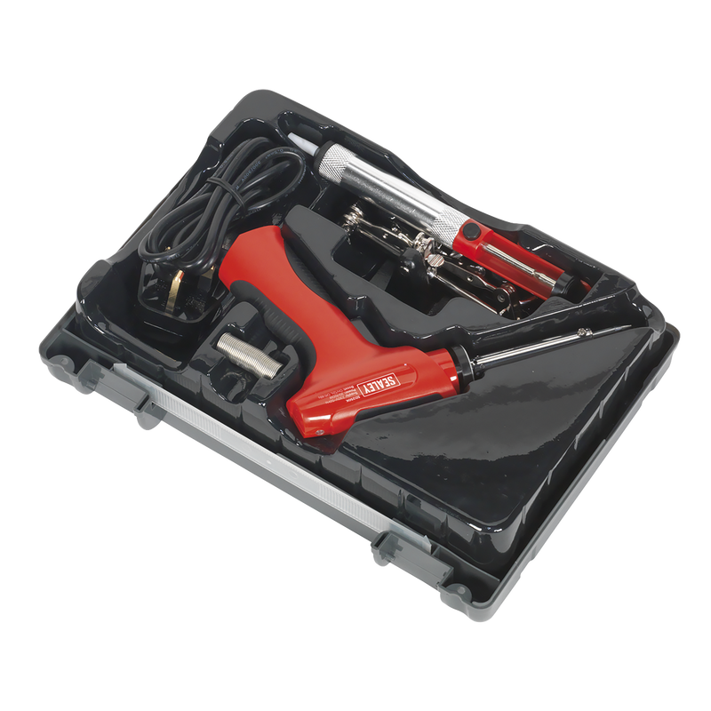 Sealey Soldering Kit SD250K 30/100W Dual Powered Gun