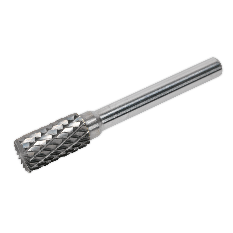 Sealey Cylindrical Rotary Burr 10mm Tungsten Carbide SDB01