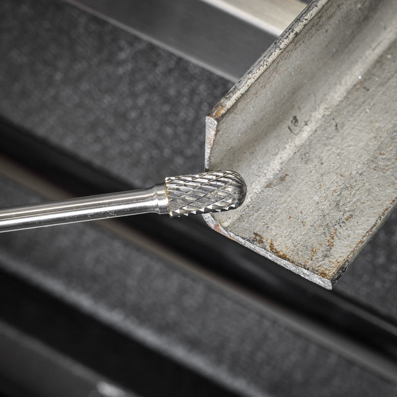 Sealey Tungsten Carbide Rotary Burr SDB02XL Ø10mm Extra-Long