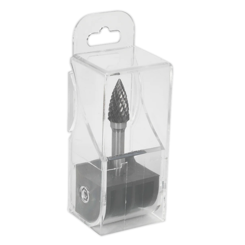 Sealey Arc Pointed Nose Tungsten Carbide Rotary Burr 10mm