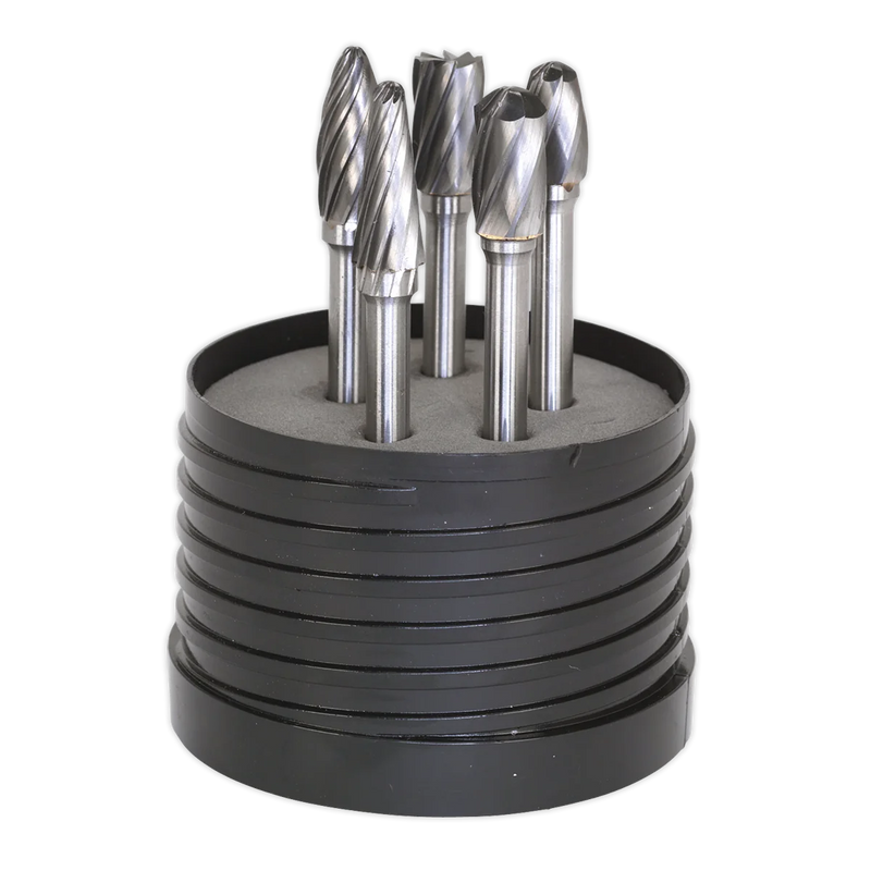 Sealey Ripper Rotary Burr Set 5 Piece, 10mm Head Diameter