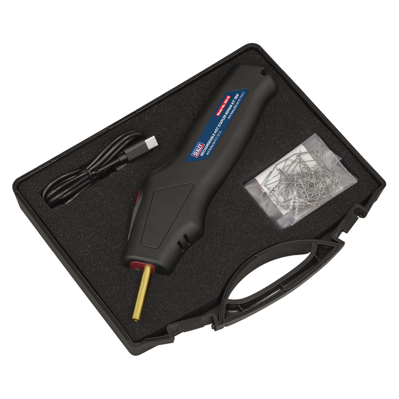 Sealey Rechargeable Hot Stapler SDL16 18W for Plastic Repairs