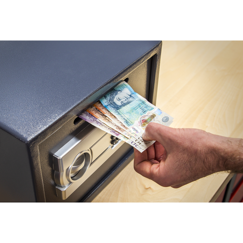 Sealey Electronic Security Safe with Deposit Slot 350x250x250mm