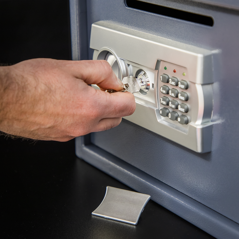 Sealey Electronic Security Safe with Deposit Slot 350x250x250mm