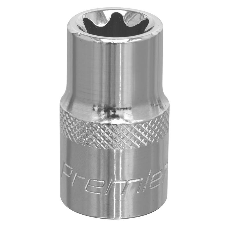 Sealey Premier Socket E16 1/2" Drive 55mm Length