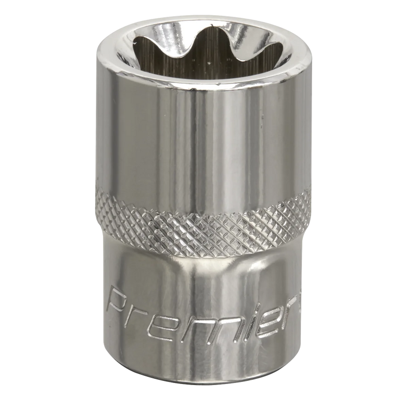 Sealey Premier Socket E22 1/2" Drive 55mm Length SET013
