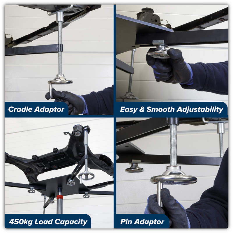 Sealey Subframe/Engine Load Adaptor SFC01 450kg Capacity
