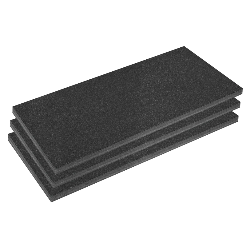 Sealey Easy Peel Shadow Foam® 1200 x 550 x 50mm - Pack of 3