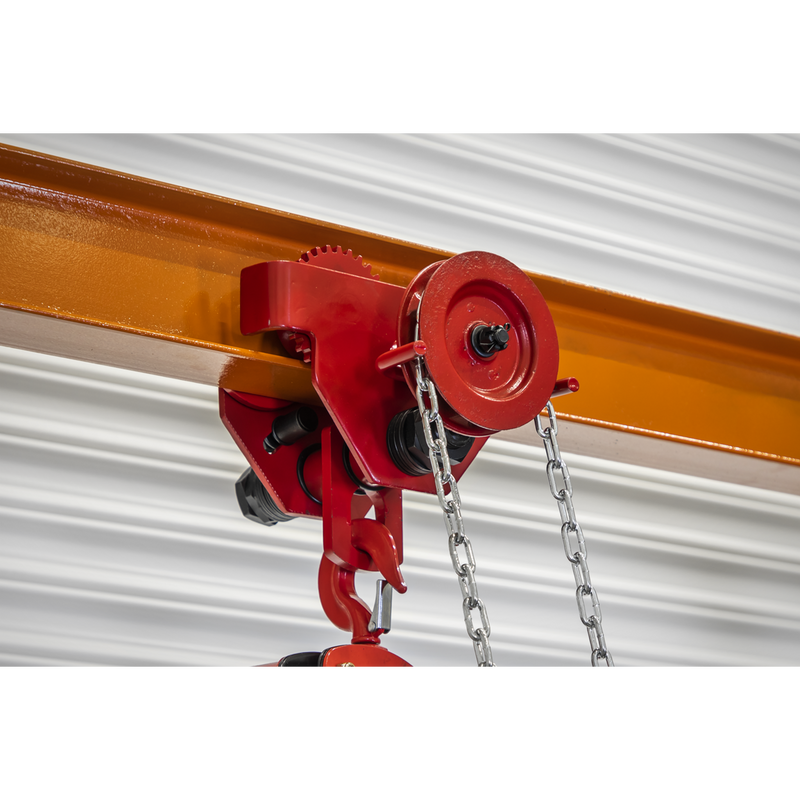 Sealey Portable Gantry Frame with Geared Trolley Combo 1 Tonne