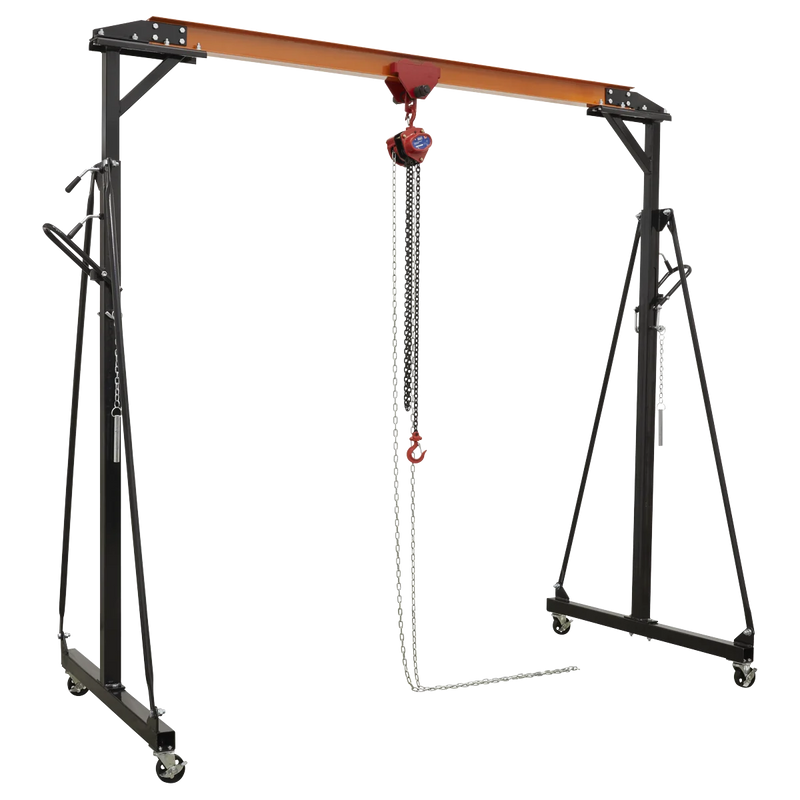 Sealey Portable Lifting Gantry Frame 0.5 Tonne Adjustable SG500KIT