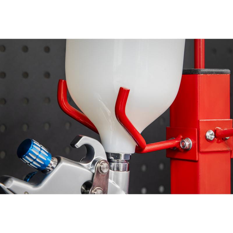 Sealey Spray Gun Holder SH03 3 Gun Capacity 60mm Hook Width