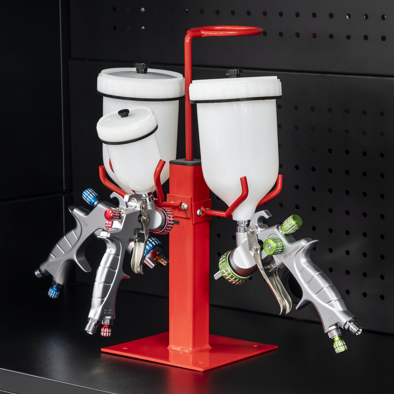 Sealey Spray Gun Holder SH03 3 Gun Capacity 60mm Hook Width