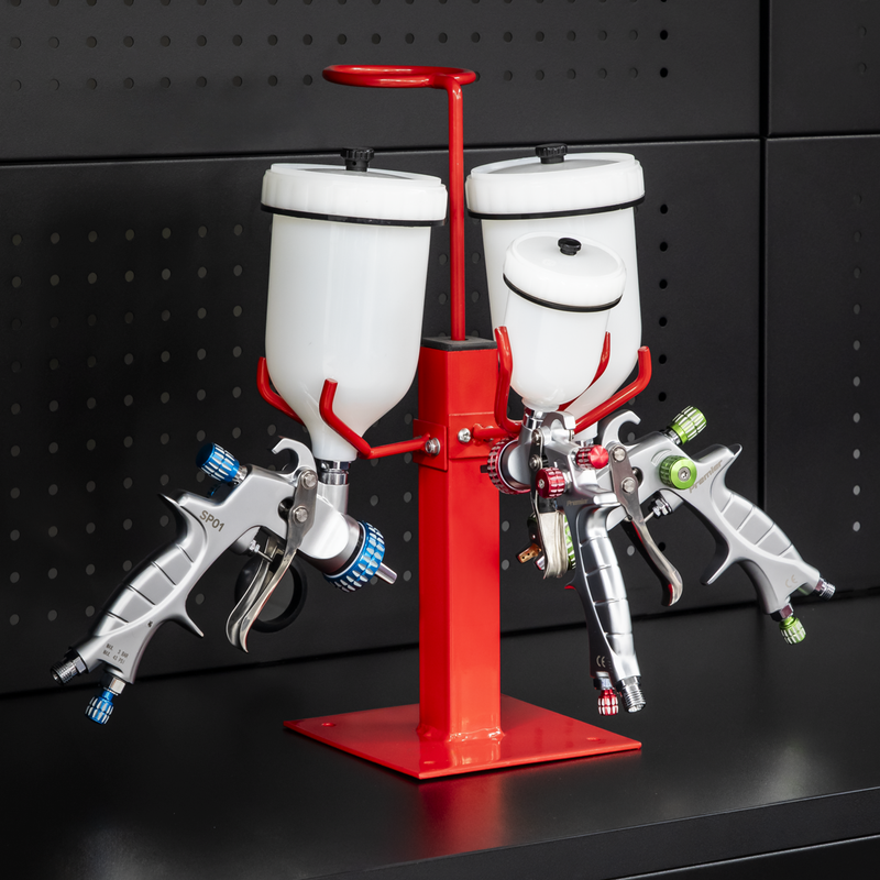 Sealey Spray Gun Holder SH03 3 Gun Capacity 60mm Hook Width