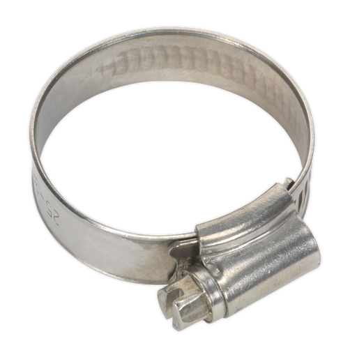 Sealey Stainless Steel Hose Clip 25-38mm Pack of 10