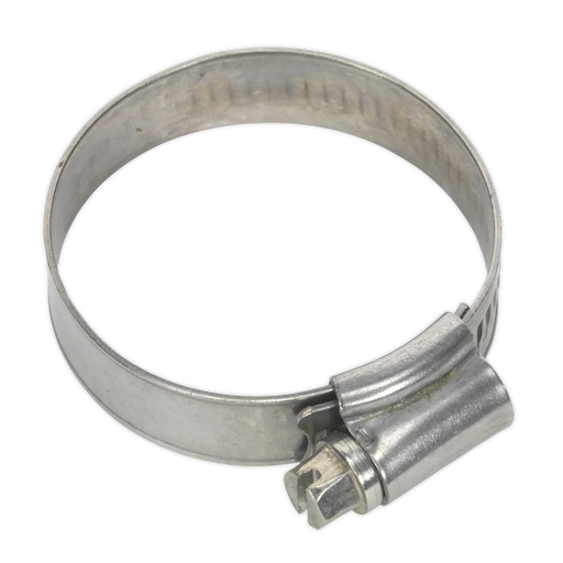 Sealey Stainless Steel Hose Clip 32-44mm - Pack of 10