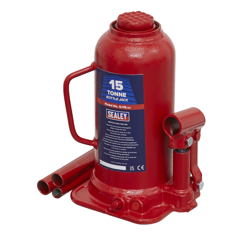 Sealey Bottle Jack 2 Tonne SJ2 Hydraulic Lift