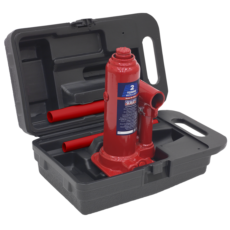 Sealey Bottle Jack 2 Tonne SJ2BMC with Storage Case